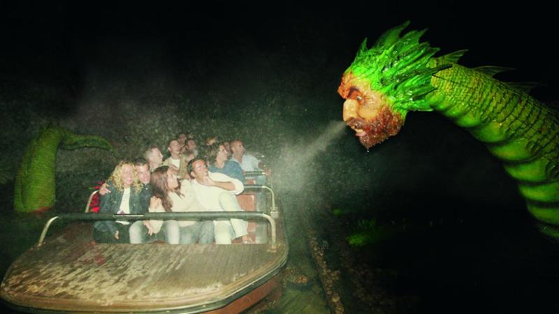 L'attrazione I Corsari a Gardaland prima della chiusura