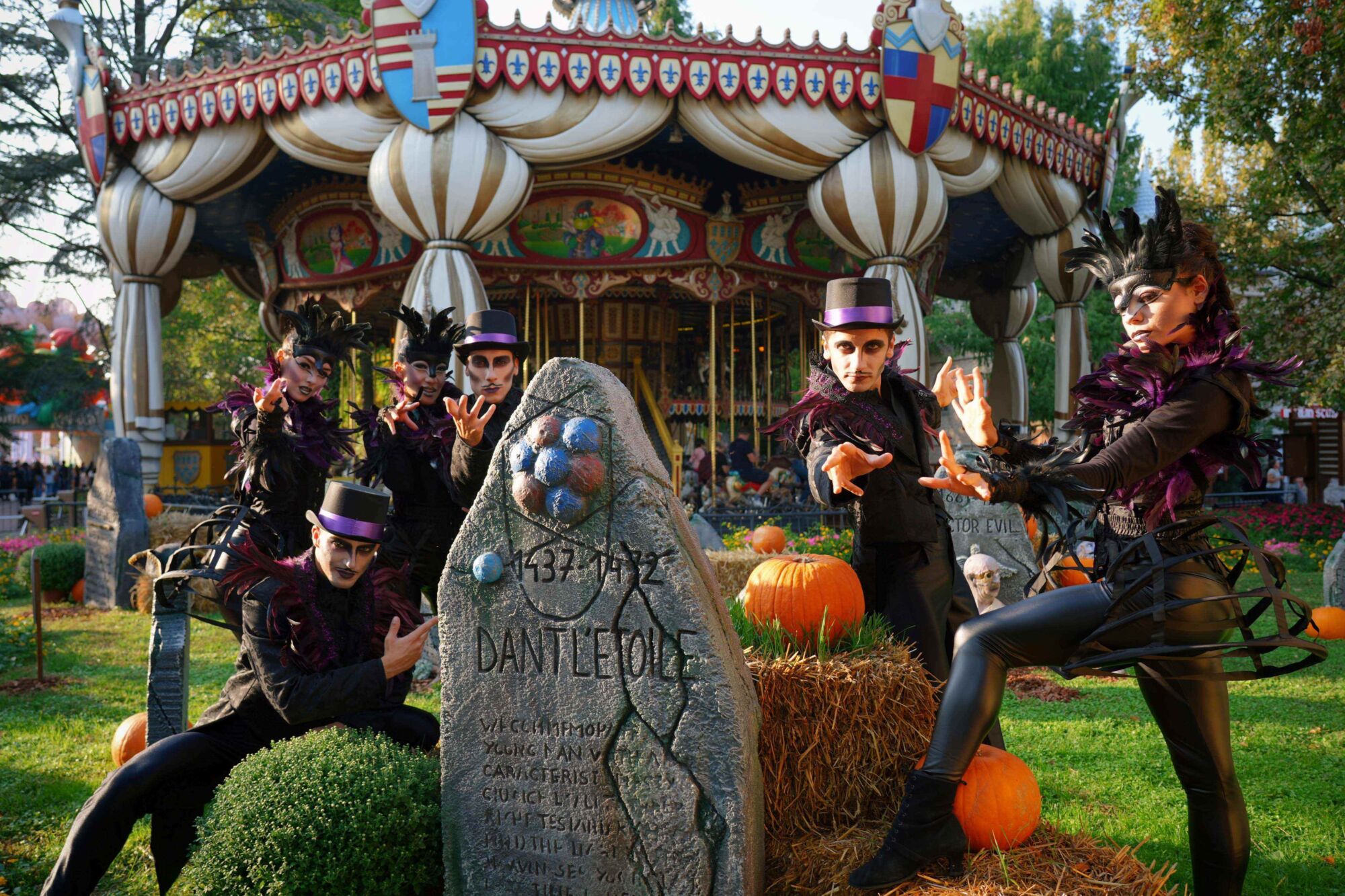Decorazioni di Gardaland Magic Halloween nel parco