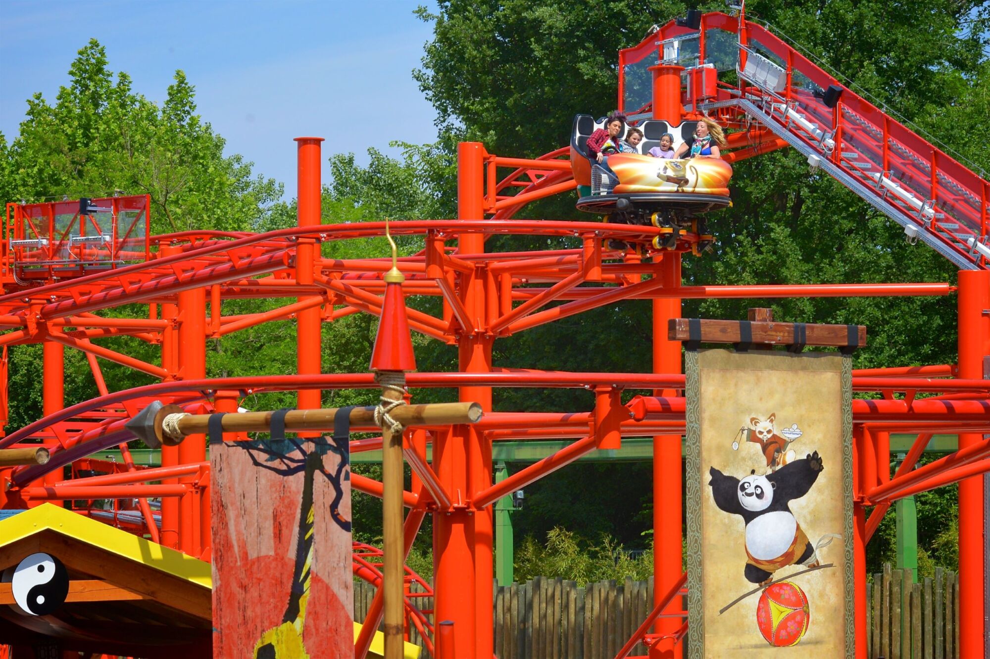 L'area tematica Kung Fu Panda Academy a Gardaland