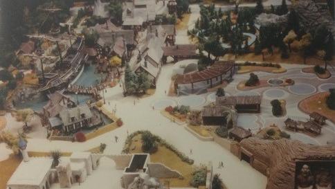 La struttura sotterranea de I Corsari durante la realizzazione